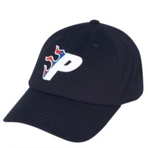 Palace Flaming P 6-Panel BLACK Hat Cap